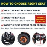 Utility Style ATV Seat for Kids' Quads