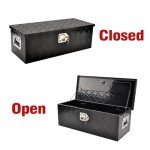 30" Black Aluminum Tool Box for ATV Storage