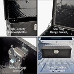 30" Black Aluminum Tool Box for ATV Storage