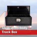 30" Black Aluminum Tool Box for ATV Storage
