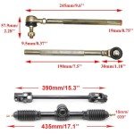 Go Kart Steering Wheel & Tie Rod Kit