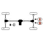 Polaris Sportsman Rear Axle Inner U-Joint Set