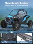 SKYJDM Soft Upper Doors for Polaris RZR XP 1000