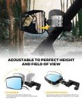 Xprite UTV Side View Mirrors with LED Lights