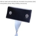 Adjustable ATV Battery Carrier with Lifting Pads