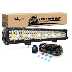 Nilight 20 Inch 420W LED Light Bar Combo