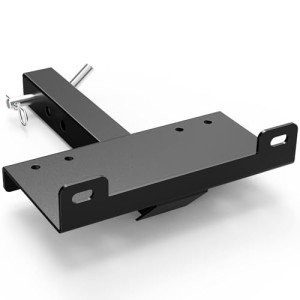 Universal Heavy-Duty Winch Hitch Mount Plate