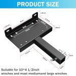 Universal Heavy-Duty Winch Hitch Mount Plate