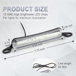 Bright LED License Plate Light for ATVs & Trailers