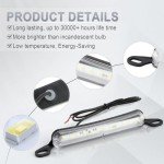 Bright LED License Plate Light for ATVs & Trailers