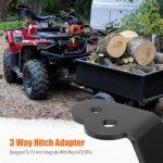 Chelhead 3-Way ATV UTV Trailer Hitch Adapter