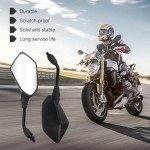 2PCS Adjustable 360° Motorcycle Side Mirrors
