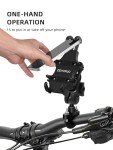 Vibration-Dampening Motorcycle Phone Mount for Handlebar