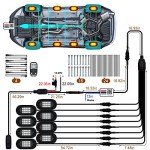 RGB LED Rock Lights Kit for Trucks & ATVs
