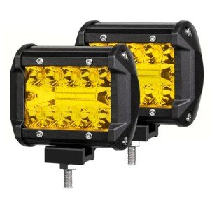 4WDKING 4" Yellow LED Pods for Off-Road Vehicles