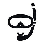 Pun Snorkel and Goggles Decal for ATVs