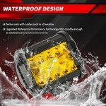 4WDKING 4" Yellow LED Pods for Off-Road Vehicles