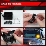 4WDKING 4" Yellow LED Pods for Off-Road Vehicles