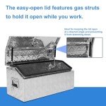 30" Aluminum Trailer Tool Box for ATV & Truck