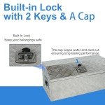 30" Aluminum Trailer Tool Box for ATV & Truck