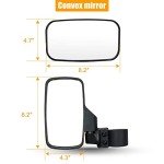 UTV Side Mirror and Center Mirror Set