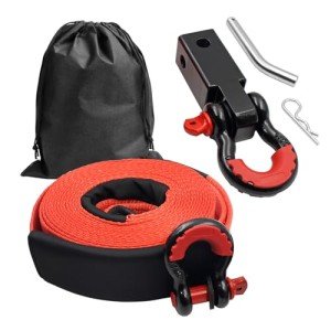 Offroad Recovery Kit with Tow Strap & Shackles