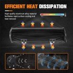 12 Inch 30000LM LED Light Bar for ATV & UTV