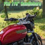 Universal 7/8" Bar End Mirrors for ATVs & Bikes