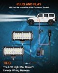 7" LED Light Bar Combo for Off-Road Vehicles