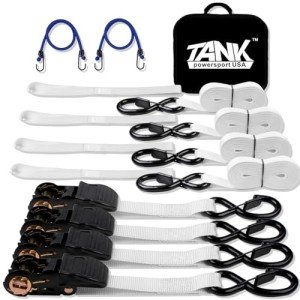 Heavy Duty 2200LB Ratchet Straps for ATV & Truck
