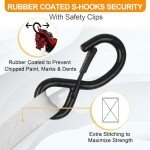 Heavy Duty 2200LB Ratchet Straps for ATV & Truck