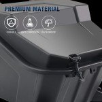 CPOWACE 69 QT Rear Cargo Box for Polaris RZR