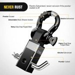 Nilight Heavy Duty Towing Shackle Hitch Receiver