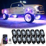 RGB LED Rock Lights for ATV & Off-Road Vehicles