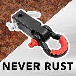 Heavy Duty 2" Shackle Hitch Receiver with D Ring