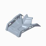 Polaris ATV Front Rack Assembly - Gloss Black