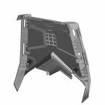 Polaris ATV Front Rack Assembly - Gloss Black