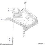 Polaris ATV Front Rack Assembly - Gloss Black