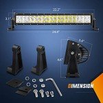 Nilight 22Inch 120W LED Off-Road Light Bar