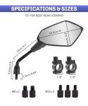 Bylikeho ATV & Motorcycle Handlebar Mirrors