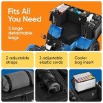 Atv Storage Bag Set with Padded Reinforcement