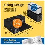 Atv Storage Bag Set with Padded Reinforcement