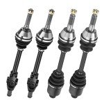 ATV Front and Rear CV Axle Assembly Set