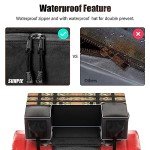 SUNPIE Rear ATV Seat Bag with Storage Compartments