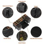 SUNPIE Rear ATV Seat Bag with Storage Compartments