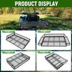 ECOTRIC Universal ATV Rear Cargo Basket Rack