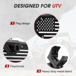 Adjustable UTV Rear View Mirror for 1.5-2.0" Roll Cages