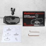 Adjustable UTV Rear View Mirror for 1.5-2.0" Roll Cages