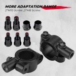 KEMIMOTO Adjustable ATV Handlebar Mirrors