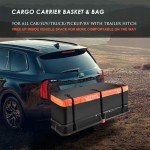 MeeFar 53" Hitch Cargo Carrier with Waterproof Bag